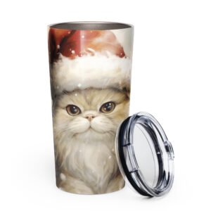 Tapered stainless steel tumbler