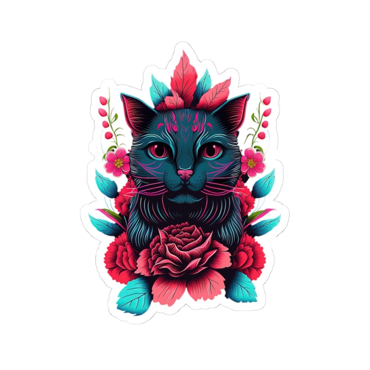 Cat Lover Kiss-Cut Stickers